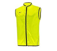 Mizuno Veste mixte sans manches imperméable Jaune 3XL