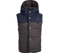 Veste sans manches pu coating obtain gris foncé chiné 9/10A