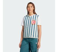 ADIDAS ORIGINALS Gilet 'Summer Glow Reversible' saphir / blanc, Taille XL