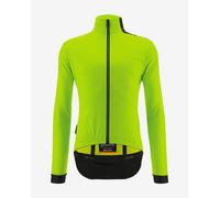 Veste Santini Vega Multi Hood vert fluo noir - Coupe Slim - M