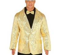 veste sequins or spectacle cabaret homme - l - jaune - guirca 88196 Jaune G