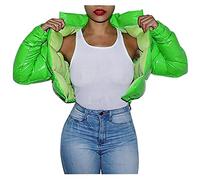 Veste Simili Femme - Pardessus Femme Col Montant Hiver Magnifique Manches Longues Couleur Unie Cardigan Double Face Manteau Court Veste Manteau Caporal