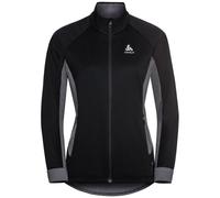 Veste ski de fond ODLO Jacket BRENSHOLMEN (black - new odlo graphite grey) Femme L