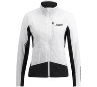 Veste ski de fond SWIX Nordic Warm Hybrid Jacket W (Bright white) Femme 3-M