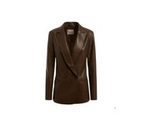 Veste Slim Fit Emelie Brune en Imitation Cuir par GUESS - Taille S S