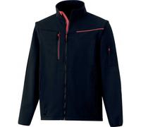 Veste Softshell 2 en 1 coupe-vent et déperlante SOCCIA - noir - S DELTA PLUS