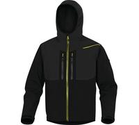 Delta Plus Veste de travail à capuche HORTEN 2 Softshell déperlante noir et jaune L