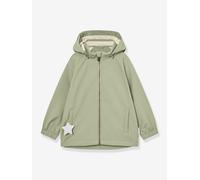 Veste softshell à capuche bébé coupe-vent et déperlante MATADEN MINI A TURE vert 3,5A