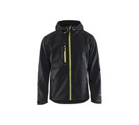 Veste Softshell à capuche Blåkläder 4949 Noir/Jaune fluo Blaklader - 494925179933 XL