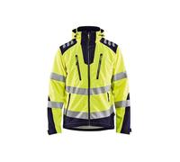 Veste Softshell à capuche haute-visibilité Jaune fluo/Noir XXXL 449125133399 Blaklader XXXL