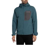Columbia Sportswear Veste softshell à capuche Tall Heights III Homme Bleu Everblue/Requin XL