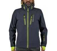 Veste softshell avec fausse fourrure Peak Mountain Casada Gris 2XL