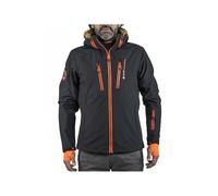 Veste softshell avec fausse fourrure Peak Mountain Casada Noir M