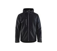 Blakläder Blakläder Veste softshell, noir / argent, Taille unisexe: M Quantité:1