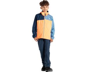 Veste softshell cheer, imperméable et respirant orange / bleu pâle 5/6A