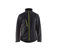 Veste Softshell Blåkläder 4950 Noir/Jaune fluo Blaklader - 495025169933 M