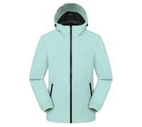 Veste softshell courte pour femme - Veste de pluie légère - Grandes tailles - Veste de randonnée - Veste d'extérieur quotidienne - Fermeture éclair - Veste d'automne - Veste de ski - Parka à capuche