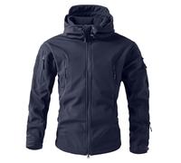 Veste softshell d'extérieur pour hommes imperméable respirante veste de randonnée coupe-vent col montant veste de transition avec fermetures éclair unie simple veste de loisir avec capuche légère