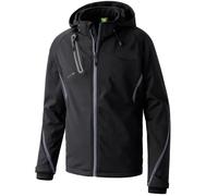 Veste Softshell - ERIMA - Noir - Imperméable - Respirant - Coupe droite L