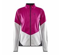 Veste softshell femme Craft Glide Rose avec blanc XS