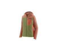 Veste softshell femme patagonia r1 crossstrata hoody vert rose