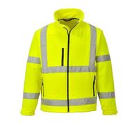 Veste Softshell Haute Visibilité Portwest Classic Hi Vis - Jaune Fluo L
