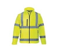 Portwest Blouson HiVis Softshell (3 couches), Couleur: Jaune, Taille: XXL, S428YERXXL