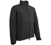 Highlander Tactical Soft Shell Hommes Manteau Chaud Imperméable À Capuche Noir