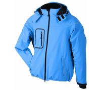 Veste Softshell Hiver Homme - Jn1000 - Bleu Aqua