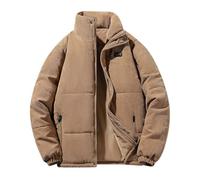 Veste Softshell Homme Doudounes Matelassage pais Blousons Fermeture clair Intégrale Vestes Imperméable Manteaus Tenue Décontractée Puffers Nettoyage Lavable pour Voyage Froid