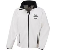 Veste Softshell Homme Personnalisée Logo/Équipe Result, Zip, Poches