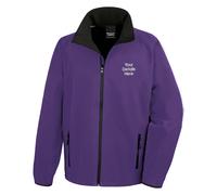 Veste Softshell Homme Personnalisée Logo/Équipe Result, Zip, Poches