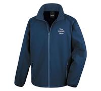 Veste Softshell Homme Personnalisée Logo/Équipe Result, Zip, Poches