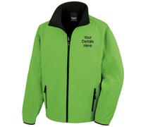 Veste Softshell Homme Personnalisée Logo/Équipe Result, Zip, Poches