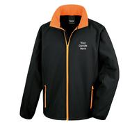 Veste Softshell Homme Personnalisée Logo/Équipe Result, Zip, Poches