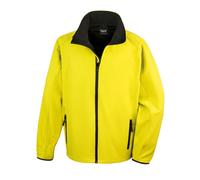 Veste Softshell Homme Result Core Printable Jaune XL