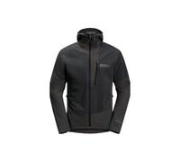 Veste softshell JACK WOLSKIN ALPSPITZE HOODY (Phantom) Homme S