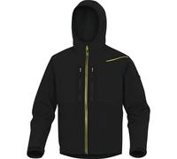 VESTE SOFTSHELL NOIRE POLYESTER 3 COUCHES LAMINÉES DELTA PLUS - HOR2LNJ 58/60 (2XL)