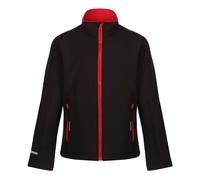 Veste softshell polyester ablaze noir / rouge classique 5/6A