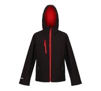 Veste Softshell Polyester Ablaze Noir / Rouge Classique 7/8A