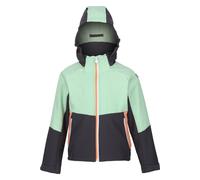 Veste softshell polyester haydenbury gris phoque / menthe douce 5/6A
