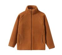 Veste Softshell pour Enfant Vestes Coupe Vent Garçons Blousons Automne Hiver Manteaus Capuche Réversible Doublure Polaire Léger Doublé Concert Plein Air