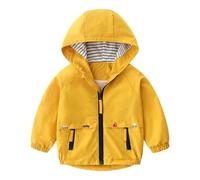 Veste Softshell pour Enfant Vestes Fille Garçons Blousons Automne Hiver Manteaus Capuche Réversible Doublure Polaire Léger Doublé Randonnée Printemps