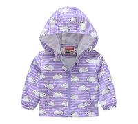 Veste Softshell pour Enfant Vestes Garçons Blousons de Léger Manteaus Capuche Réversible Doublure Polaire Randonnée Printemps Concert Plein Air