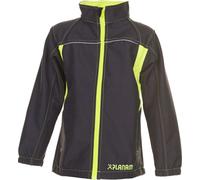Veste softshell pour enfants Taille Junior 122/128 anthracite/jaune 100%.polyester PLANAM