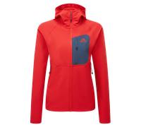 Veste softshell pour femme Mountain Equipment Arrow Hooded Wmns Jacket rouge piment/crépuscule S