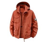 Veste softshell pour homme avec doublure intérieure en polaire, veste de | Doudoune d'hiver matelassée pour homme avec capuche en coton rembourré chaud et léger coupe-vent