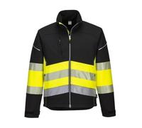 Veste Softshell PW3 Haute Visibilité Classe 1 noir/jaune - Portwest M