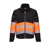 Veste Softshell PW3 Haute Visibilité classe 1 noir/orange - Portwest XXL