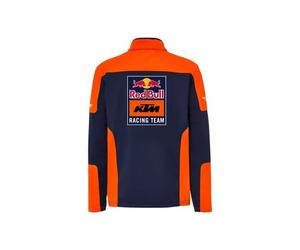Veste Softshell Réplique De L'équipe Rb Ktm Racing Team Moto Gp Officiel - Homme - Bleu Orange
